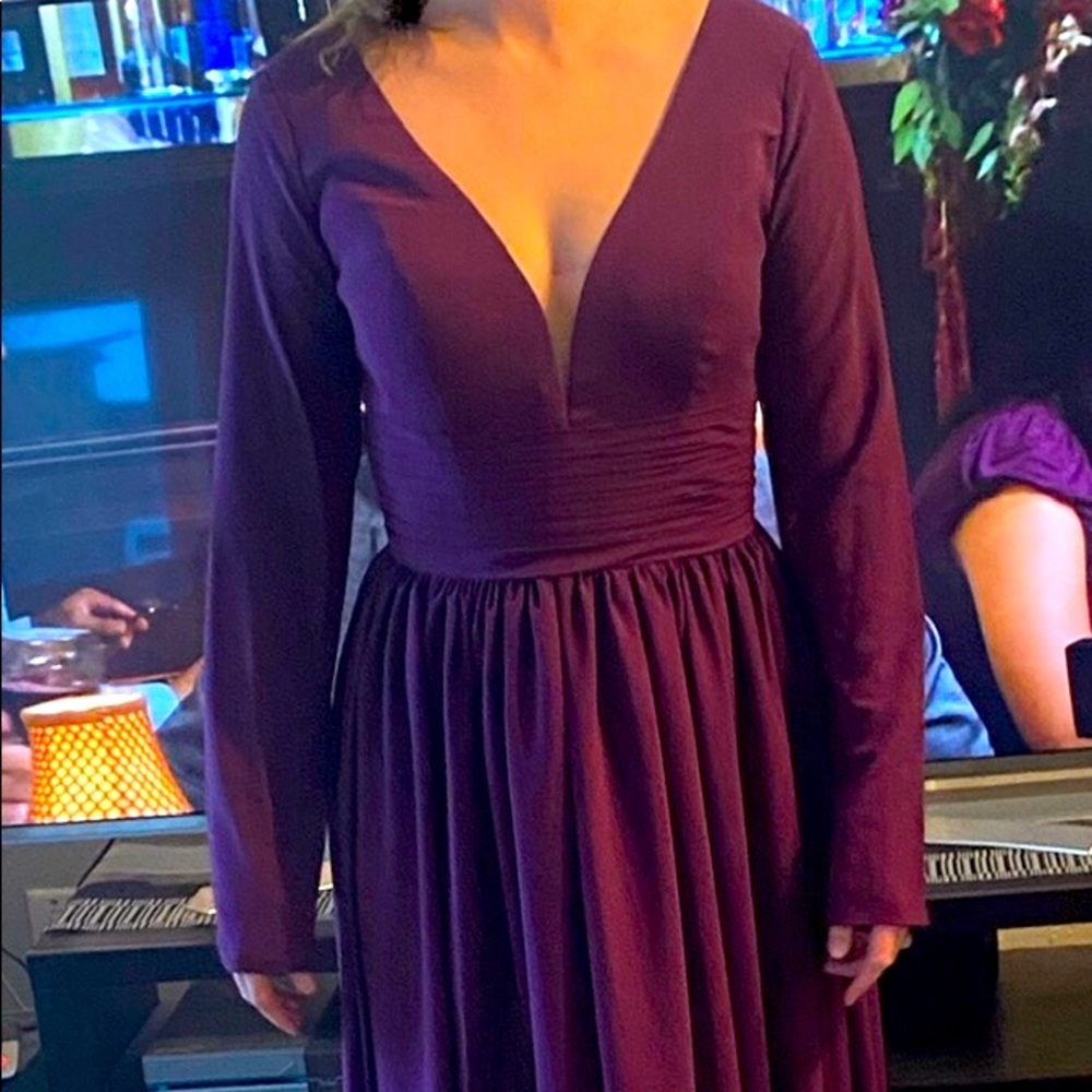 Purple Evening Dress